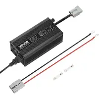 Vevor Chargeur Batterie Lithium LiFePO4 Intelligent 12 V 20 A 14,6 V CA CC avec Connecteur Anderson
