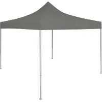 Syfax Tente de réception escamotable 3 x 3 m Anthracite