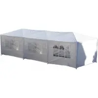 Bc-elec - 5300-0006 PAVILLON PAVILLON DE JARDIN TENTE DE FÊTE TENTE DE JARDIN TENTE DE BIERE 3X9M BLANC