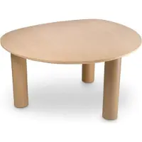 Casa Padrino Luxus Esstisch Naturfarben 149 x 128,5 x H. 77 cm - Table de cuisine en bois massif - Meubles de salle à manger - Meubles de cuisine - Meubles de luxe - Ameublement de luxe
