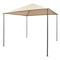Syfax Chapiteau tente 3 x 3 m Beige Acier