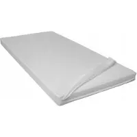 Furnlux Classic FURNLUX Matelas sans ressorts Basic White 80x160cm / Hauptfarbe : Weiß / Abmessungen : 80 x 160 x 8 cm