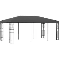 The Living Store Pavillon 3x6 m Anthrazit Stoff