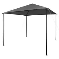 Syfax Tonnelle 3x3 m Anthracite Tissu et acier 180 g/m²