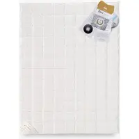 Sonstige Verlage Couette en duvet d'oie 135x200 Argent 1100g Chaud Exclusif