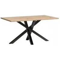 Mirjan 24 Table à manger extensible ZLAMA – chêne artisan / noir