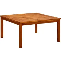 Syfax Table basse de jardin 85x85x45 cm Bois solide d'acacia