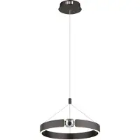Globo Lighting Suspension LED, bronze brossé, H 125 cm