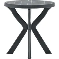 Syfax Table de bistro Anthracite Ø70 cm Plastique