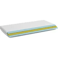 Furnlux Classic FURNLUX Matelas sans ressorts Livello White 90x190cm / Hauptfarbe : Weiß / Abmessungen : 90 x 190 x 12 cm