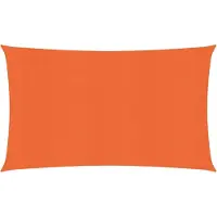 The Living Store Store 160 g/m² Orange 2x5 m HDPE