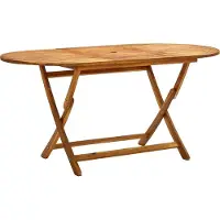 Prolenta Maison Exclusive - Table de jardin pliable 160x85x75 cm Bois d'acacia massif