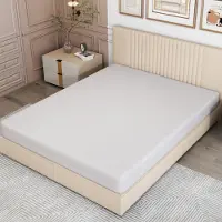 MODFU Matelas 140x200 cm H3, Respirable et Résistant - Blanc