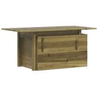 Syfax Table de jardin 100x50x75 cm bois de pin imprégné
