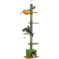 SUGIFT Arbre à grimper, maison pour chats, poteaux en sisal