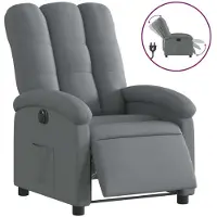 Sonstiges Fauteuil inclinable électrique Gris foncé Tissu