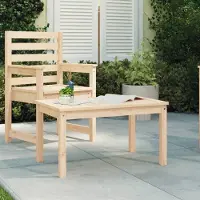 Prolenta Maison Exclusive - Table de jardin 82,5x50,5x45 cm en pin massif