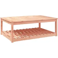 Syfax Table de jardin 121x82,5x45 cm bois massif de douglas