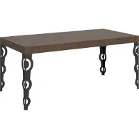 Itamoby Table Extensible Karamay 200/304X90 Cm Pieds Noyer Anthracite