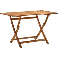 Prolenta Maison Exclusive - Table de jardin pliable 120x70x75 cm Bois d'acacia massif