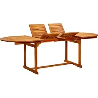 Prolenta Maison Exclusive - Table de jardin (160-240) x 100 x 75 cm en bois massif d'acacia