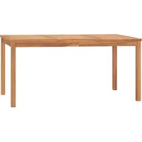 Prolenta Maison Exclusive - Table à dîner de jardin 160x80x77 cm Bois de teck solide