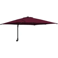 Syfax Parasol de jardin Bordeaux 248,5 x 247,5 x 160 cm