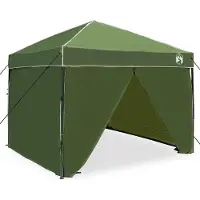 Syfax Tente à abri Vert 243 x 243 x 251 cm tissu