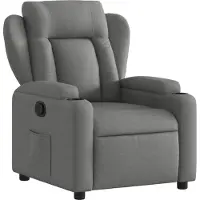 Syfax Fauteuil relax Tissu gris foncé