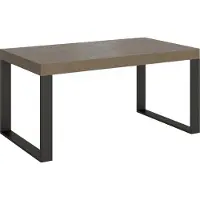 Itamoby Table Extensible Tecno Premium 160/264 X 90 Cm Avec Pieds Gris Et Anthracite