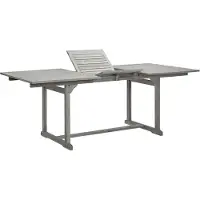 Prolenta Maison Exclusive - Table de jardin (150-200)x100x75 cm Bois massif d'acacia