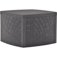 Syfax Table d'appoint Mocha 54x54x36,5 cm Plastique