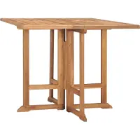 Prolenta Maison Exclusive - Table de jardin pliante 90x90x75 cm en bois massif de teck