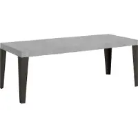 Itamoby Table Extensible 90X160/264 Cm Flame Premium Ciment Structure Anthracite