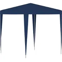 Syfax Tente de réception 2x2 m bleu