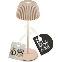 Briloner Champ Nano Lampe de table - 1,5W, 130lm, batterie, LED, variateur, tactile, German Design Award Winner 2025, beige