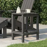 Prolenta Maison Exclusive - Table de jardin Adirondack anthracite 38 x 38 x 46 cm en PEHD