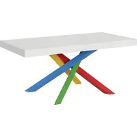 Itamoby Table Extensible 90X180/284 Cm Volantis Structure Frêne Blanc 4/B