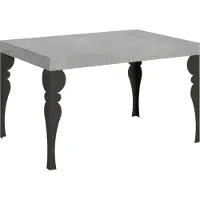Itamoby Table Extensible 90X130/390 Cm Paxon Cement Structure Anthracite