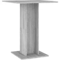 Syfax Table de bistro Sonoma gris 60x60x75 cm Bois d'ingénierie