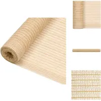 vidaXL Pare-soleil de clôture Beige 1,8x50 m HDPE 150 g/m² - Parasols & Protection solaire