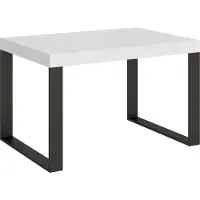 Itamoby Table Extensible 90X140/244 Cm Tecno Premium Frêne Blanc