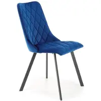 Halmar Chaise de salle à manger moderne rembourrée K-450
