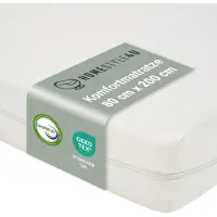 Homestyle4u Matelas 80x200 H2 Confort Matelas Rouleau Matelas Mousse Blanc