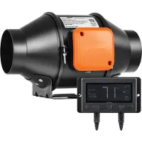 StarTech.com 21W Ventilateur de conduit d'évacuation de fumée - Ventilateur de conduit en ligne Bold & Premium Edition - Système d'évacuation performant