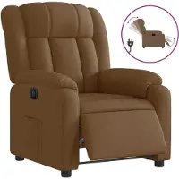 Sonstiges Fauteuil inclinable électrique Marron Tissu