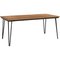 Syfax Table de jardin avec pieds épingle à cheveux 180x90x75 acacia