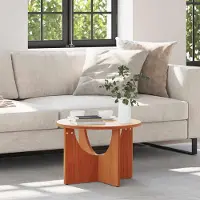 Prolenta Maison Exclusive - Table basse brun cire 50 x 50 x 35 cm Bois massif Pin