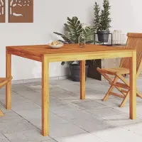Prolenta Maison Exclusive - Table de jardin 110x110x75 cm en bois massif d'acacia