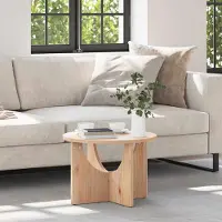 Prolenta Maison Exclusive - Table basse Nature 50 x 50 x 35 cm Bois massif Pin